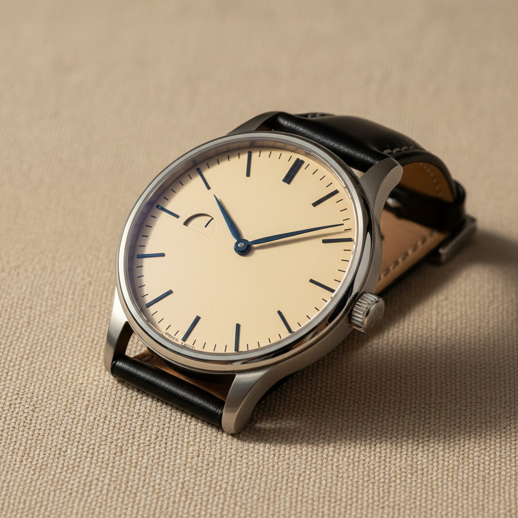 Der Meridian — 40mm steel, ivory dial.